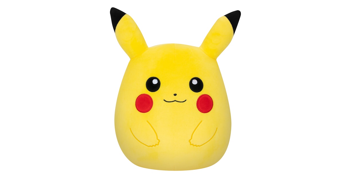 Squishmallow Happy Pikachu 10 Inch Pokemon Plush