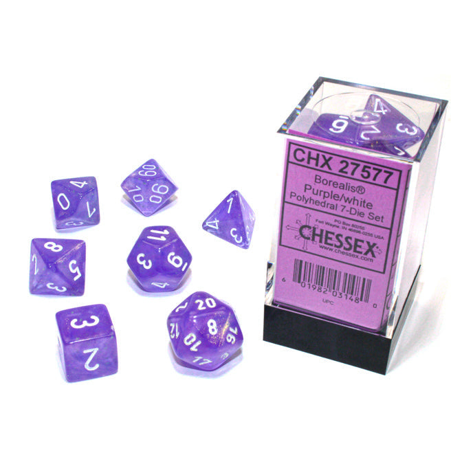 Chessex Borealis Polyhedral 7ct Dice Set