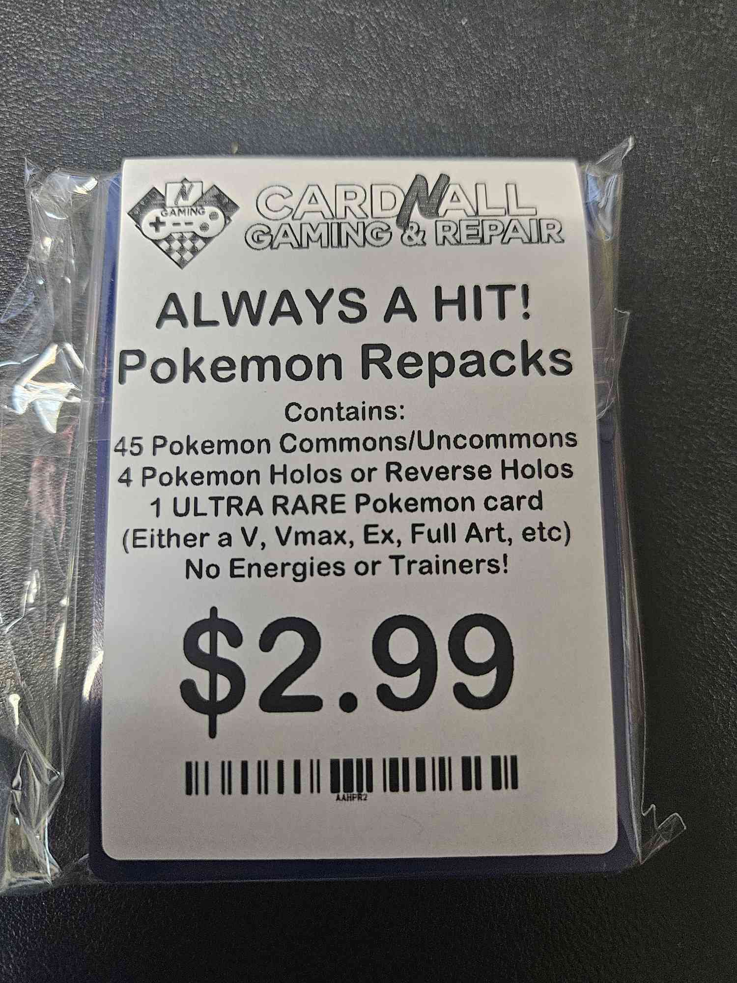 Card N All Gaming's Always A Hit Pokemon Repack CNAGames Middletown Card N All Gaming's Always A Hit Pokemon Repack CNAGames Middletown
