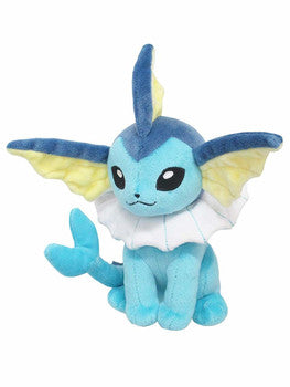 Sanei Pokemon All Star Collection Vaporeon Plush 7.5"