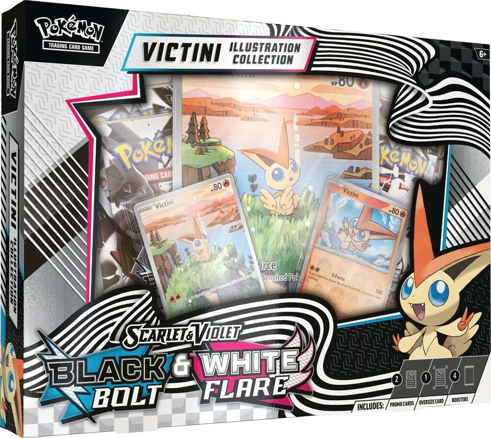 Pokemon Black Bolt & White Flare Victini Illustration Collection