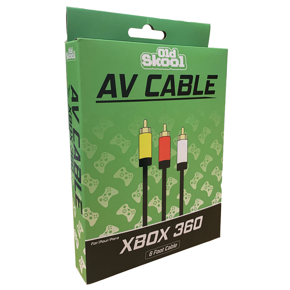 Old Skool Xbox 360 AV Cable 6 ft.