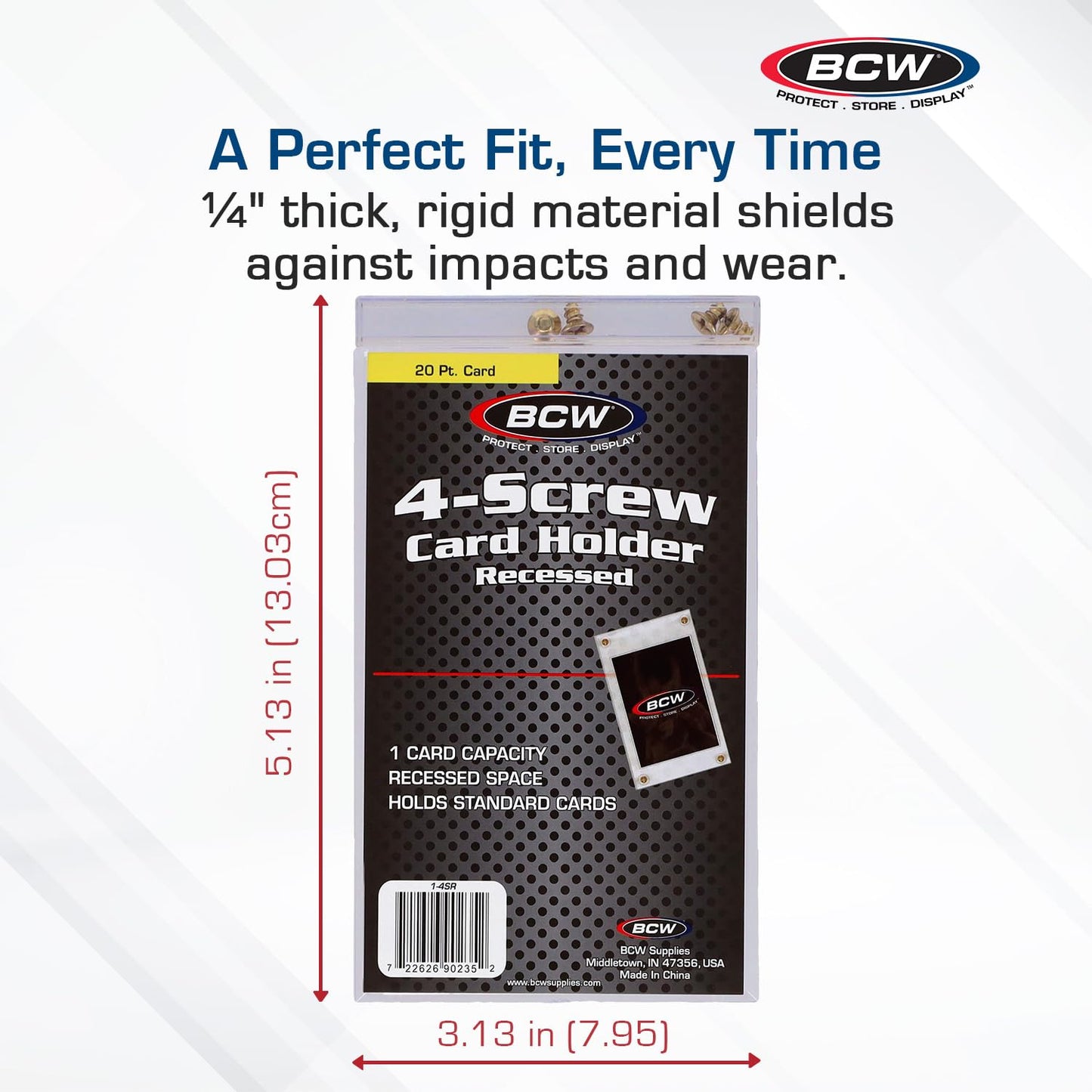 BCW 4-Screw Card Holder