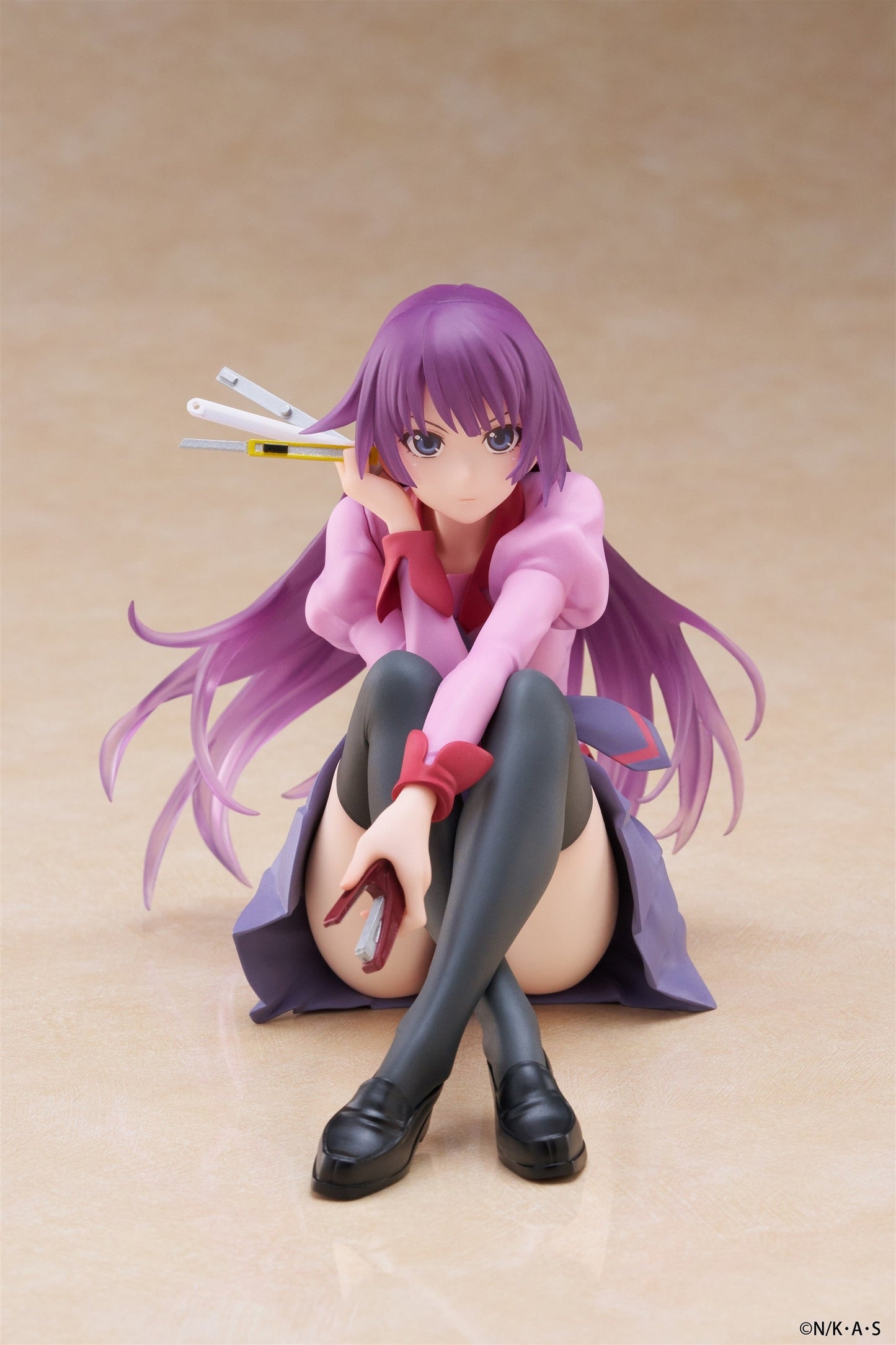 Monogatari Series Desktop Cute Hitagi Senjougahara Figure