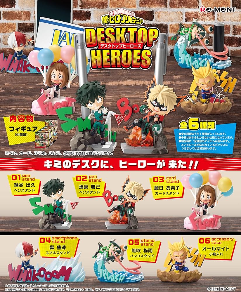 My Hero Academia Desktop Heroes Re-ment Blind Box