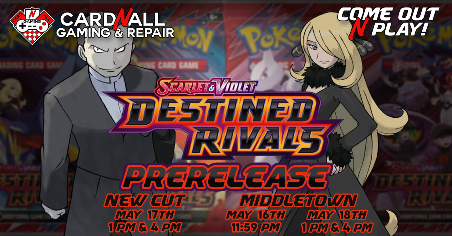 Pokemon Destined Rivals Prerelease Events