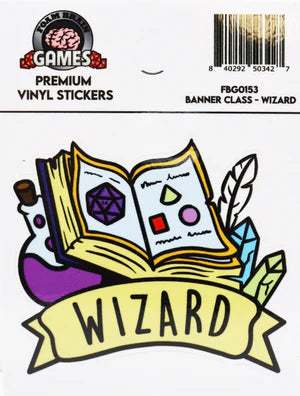 Foam Brain Games Roleplaying Vinyl Sticker
