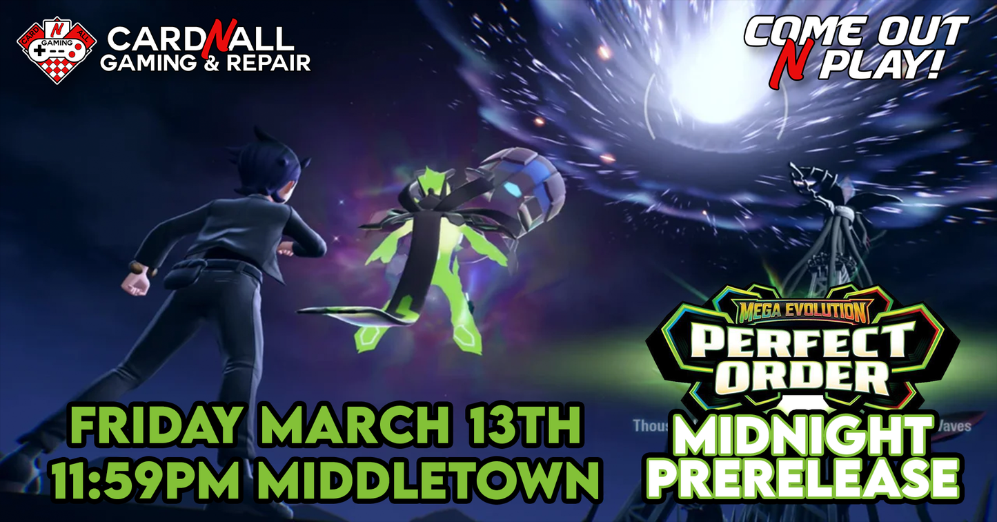 Pokemon Perfect Order Midnight Prerelease