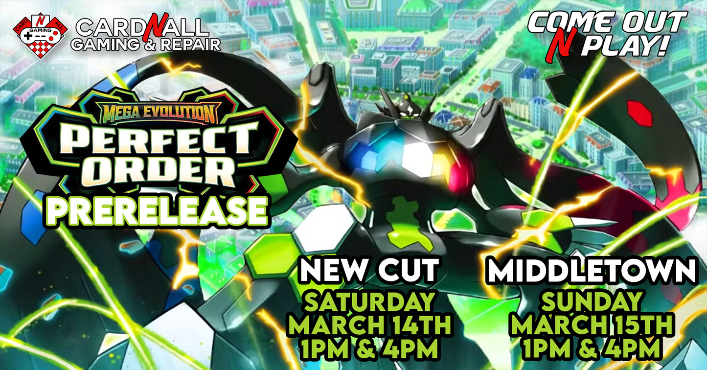 Pokemon Perfect Order Prerelease Events