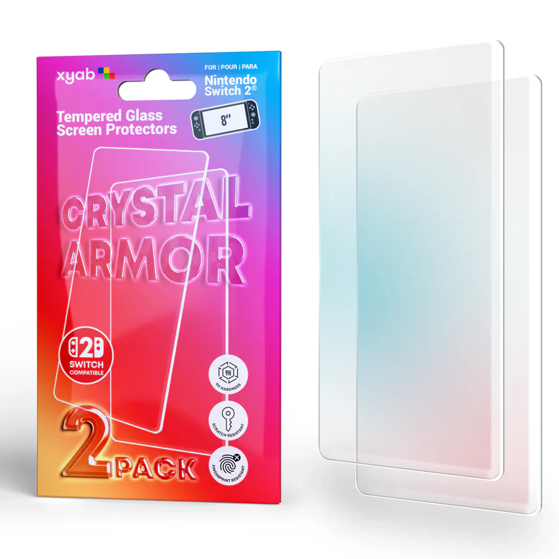 XYAB Nintendo Switch 2 Tempered Glass Screen Protector