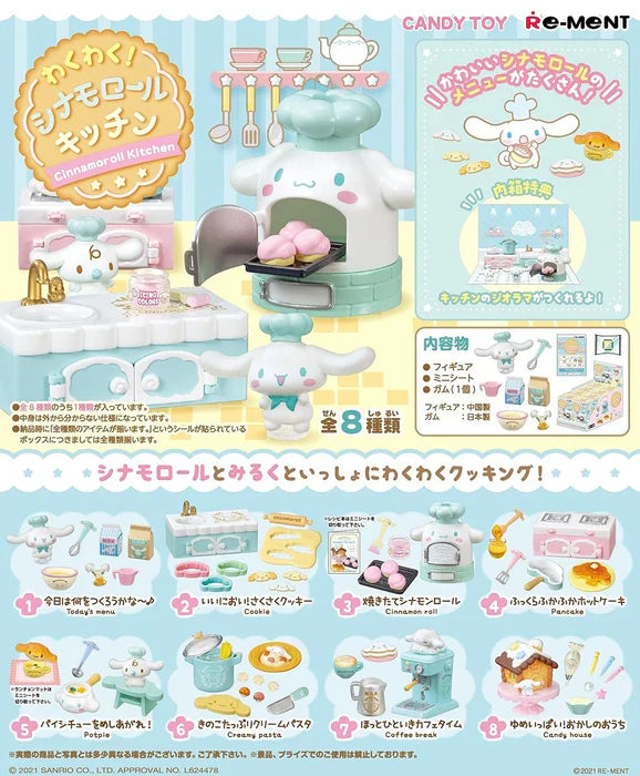 Re-ment Cinnamoroll Kitchen Bind Box