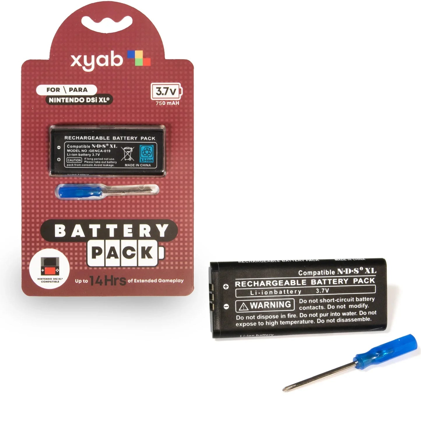 XYAB DSi XL Battery Pack