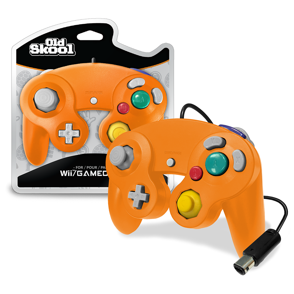 Old Skool Gamecube Controller - Spice Orange