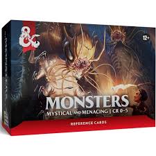 D&D Monsters Mystical and Menacing CR 0 - 5