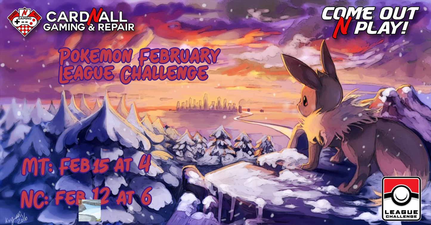 Pokemon February 15th League Challenge at Middletown