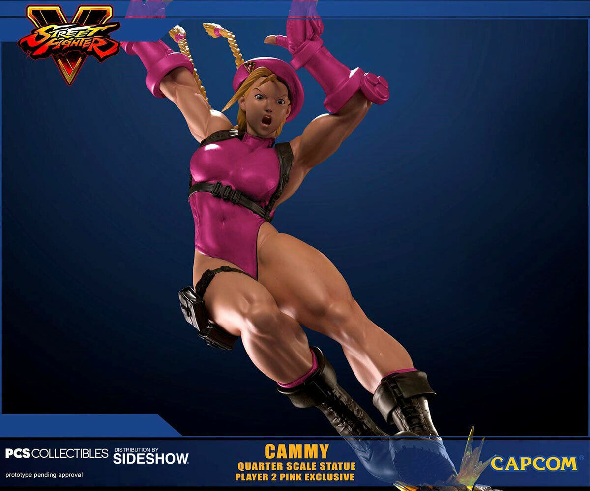 Street Fighter V Cammy Player 2 Pink 1/4 Scale Statue by PCS Collectibles