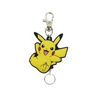 Pikachu Rubber Reel Keychain