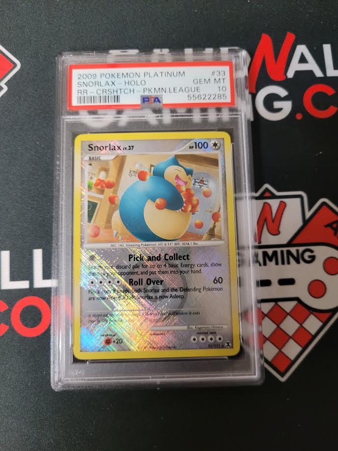 Snorlax PSA 10 33 Rising Rivals Pokemon League Promo