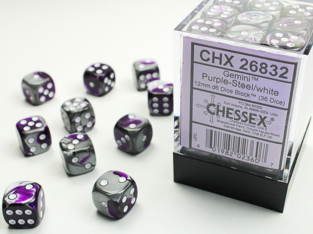 Chessex Gemini 12mm D6 36ct Dice Set