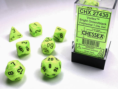 Chessex Vortex Polyhedral 7ct Dice Set