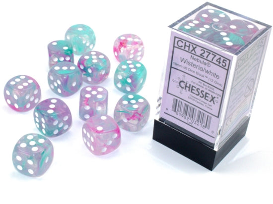 Chessex Nebula 16mm D6 12ct Dice Set