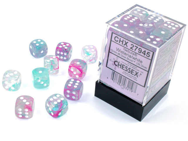 Chessex Nebula 12mm D6 36ct Dice Set