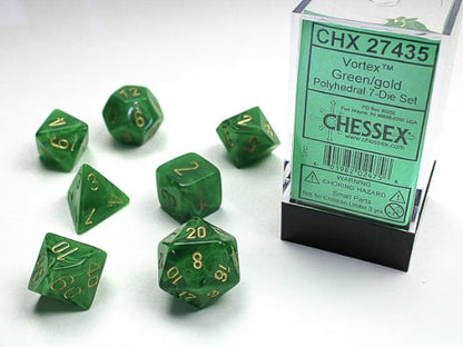 Chessex Vortex Polyhedral 7ct Dice Set