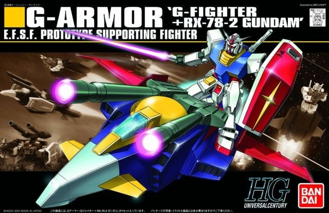 G-Armor G-Fighter + RX-78-2 Gundam HG