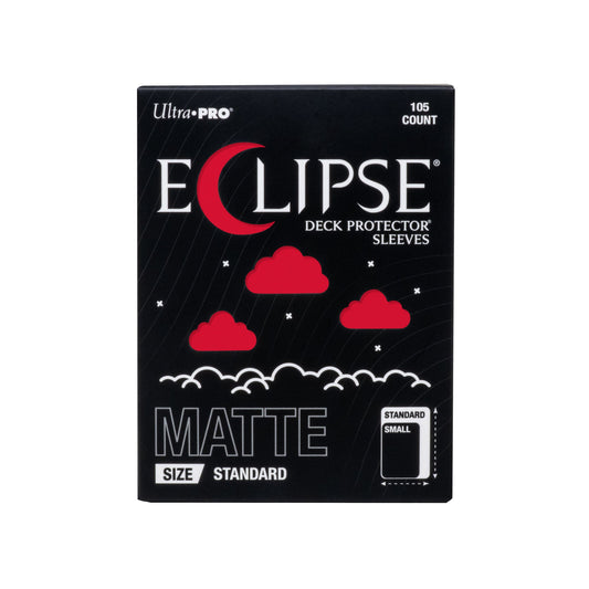 Ultra Pro Eclipse Matte Standard Size 100 ct Sleeves - Apple Red
