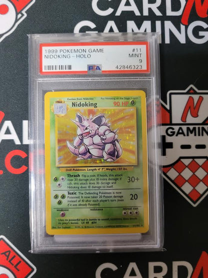 Nidoking PSA 9 11 Base Set Holo