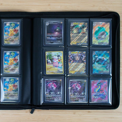 Z-Folio 9-Pocket LX Top Loader Binder - Black