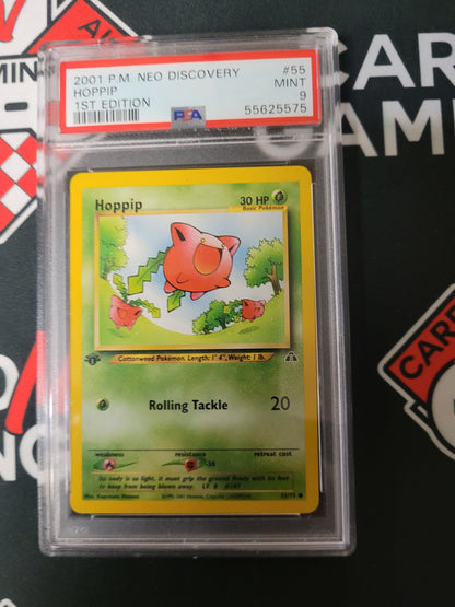 Hoppip PSA 9 55 1st Edition No Discovery