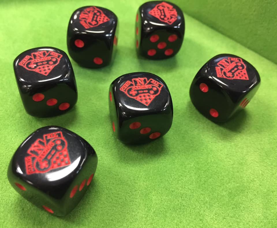 Card N All Gaming Custom Dice Set of 6