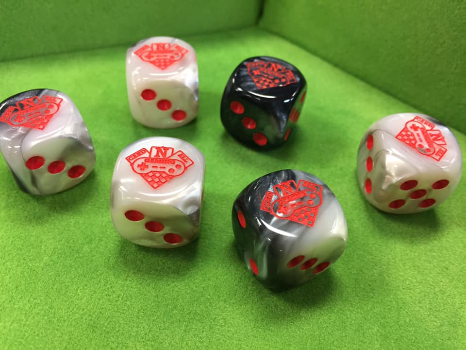 Card N All Gaming Custom Dice Set of 6