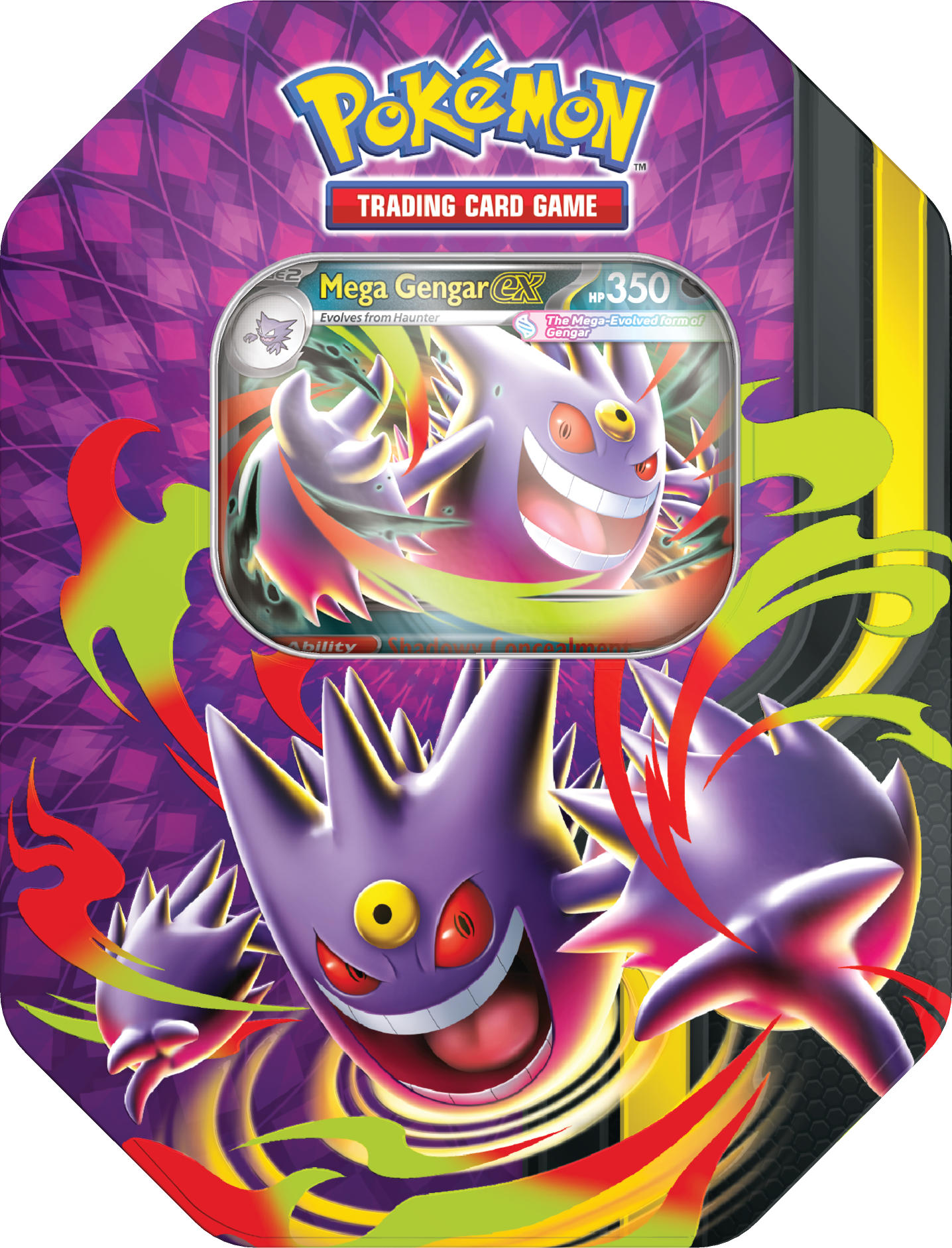 Pokemon Mega Moonlit Tin - Mega Gengar ex