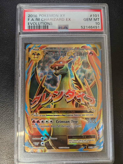 PSA 10 #101 M Charizard EX 2016 XY Evolutions Full Art