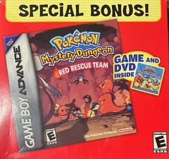 Pokemon Mystery Dungeon Red Rescue Team [Walmart DVD Bundle] - GameBoy Advance