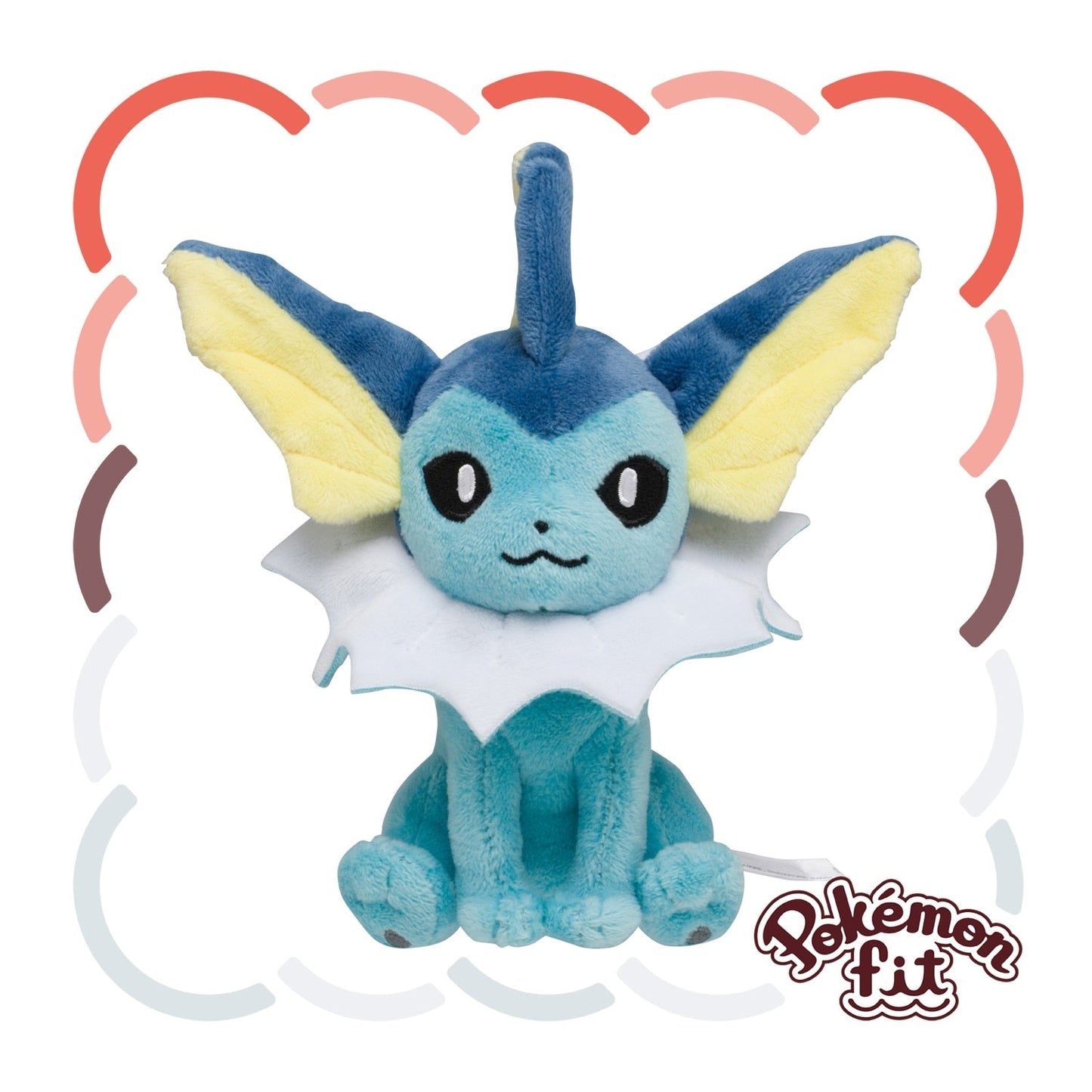 Vaporeon Pokemon Fit Plush