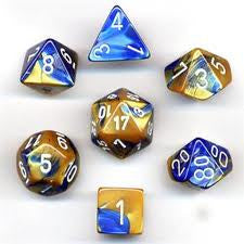 Chessex Gemini Polyhedral 7ct Dice Set