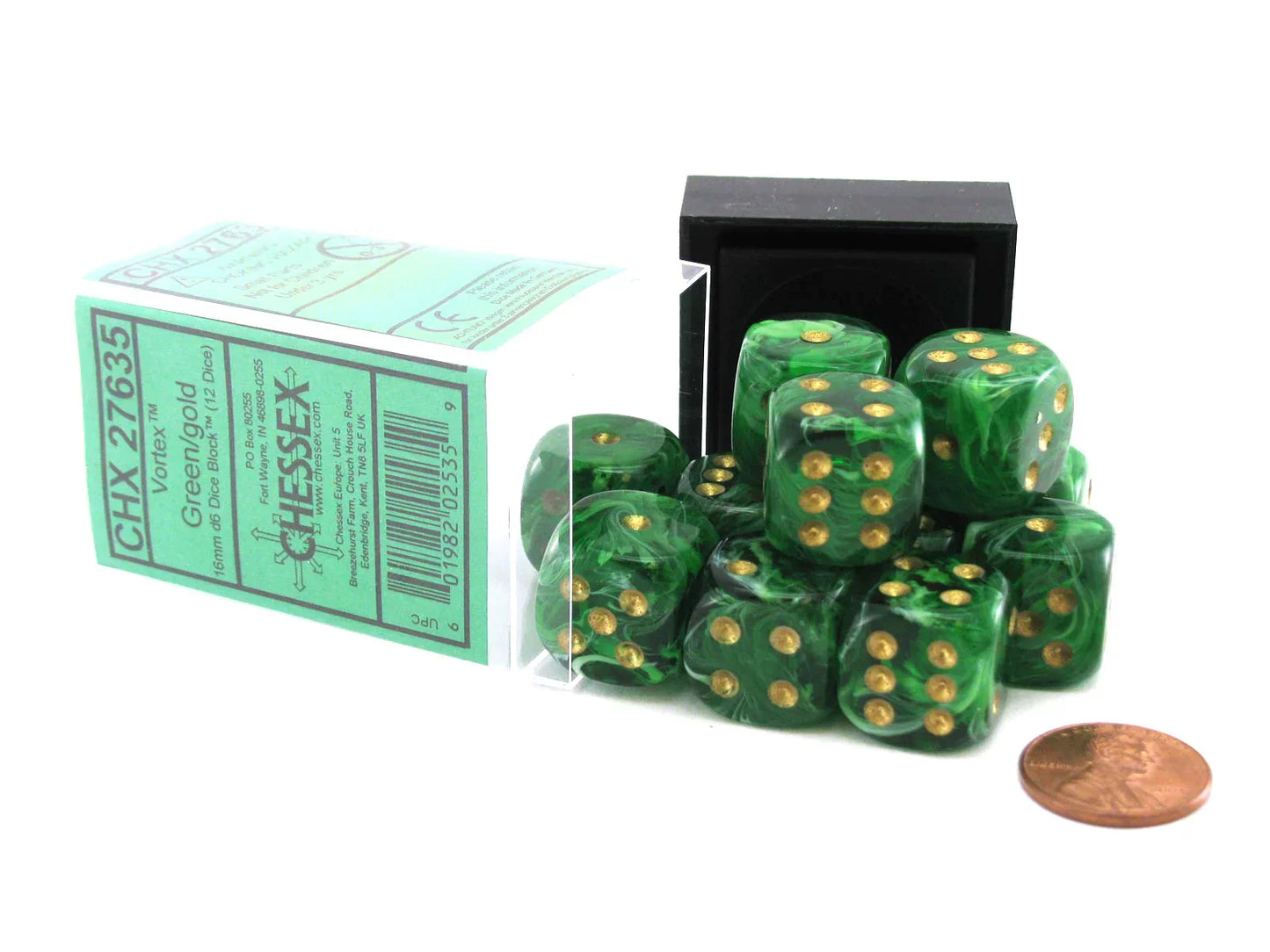 Chessex Vortex 16mm D6 12ct Dice Set