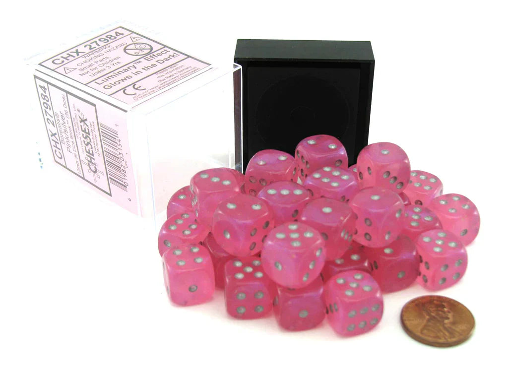 Chessex Borealis 12mm D6 36ct Dice Set