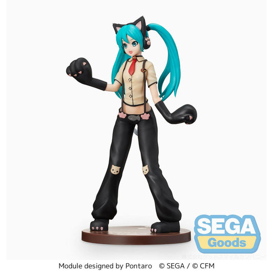 SPM Hatsune Miku Future Tone Kitty Cat Figure
