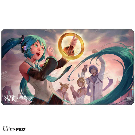 Ultra Pro Hatsune Miku (Summer) Sol Ring Stitched Edge Playmat