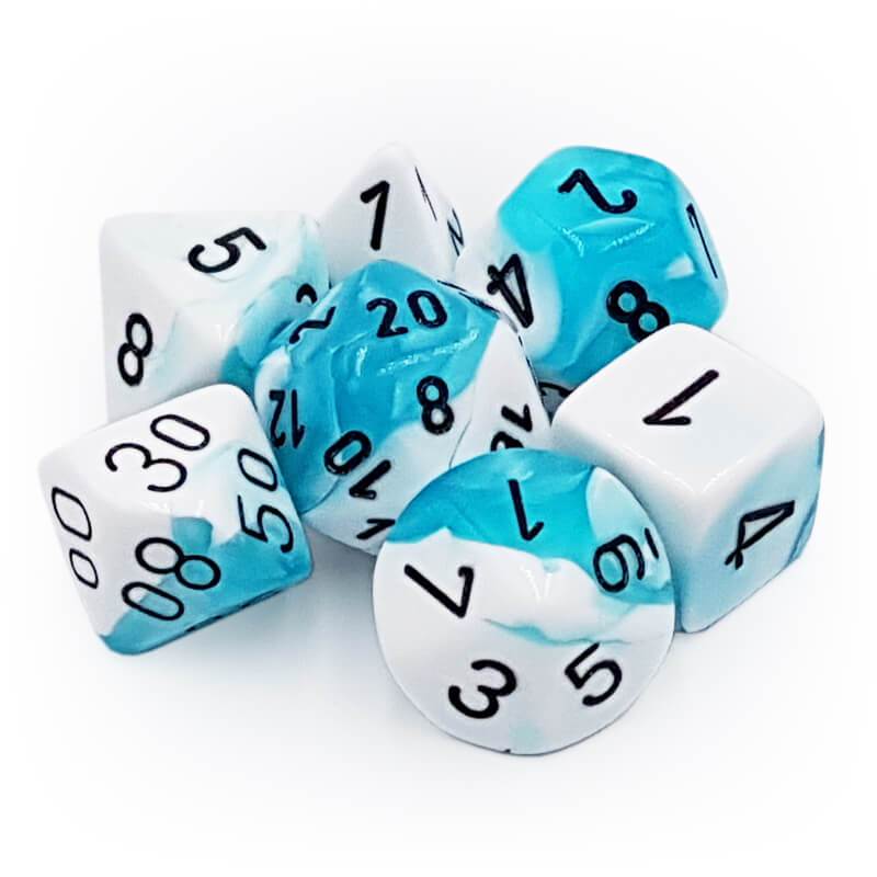 Chessex Gemini Polyhedral 7ct Dice Set