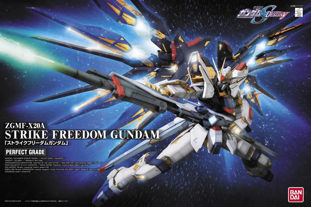 ZGMF-X20A Strike Freedom Gundam PG