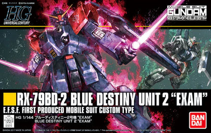 RX-79BD-2 Gundam Blue Destiny Unit 2 Exam HG