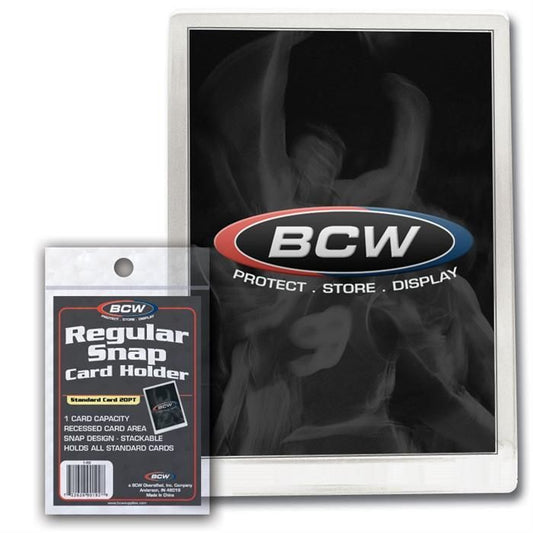 BCW Regular Snap Card Holder (20 pt)