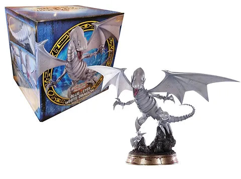 Yu-Gi-Oh! Blue-Eyes White Dragon PVC Statue First 4 Figures - White Edition