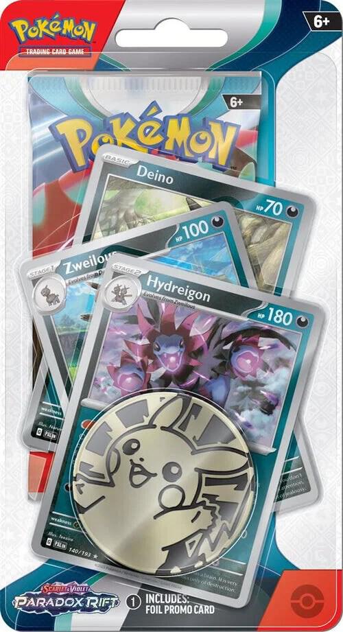 Pokemon Paradox Rift Premium Checklane Blister [Hydreigon]