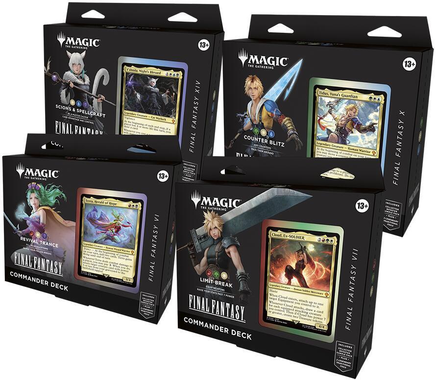 Magic Final Fantasy Commander Decks